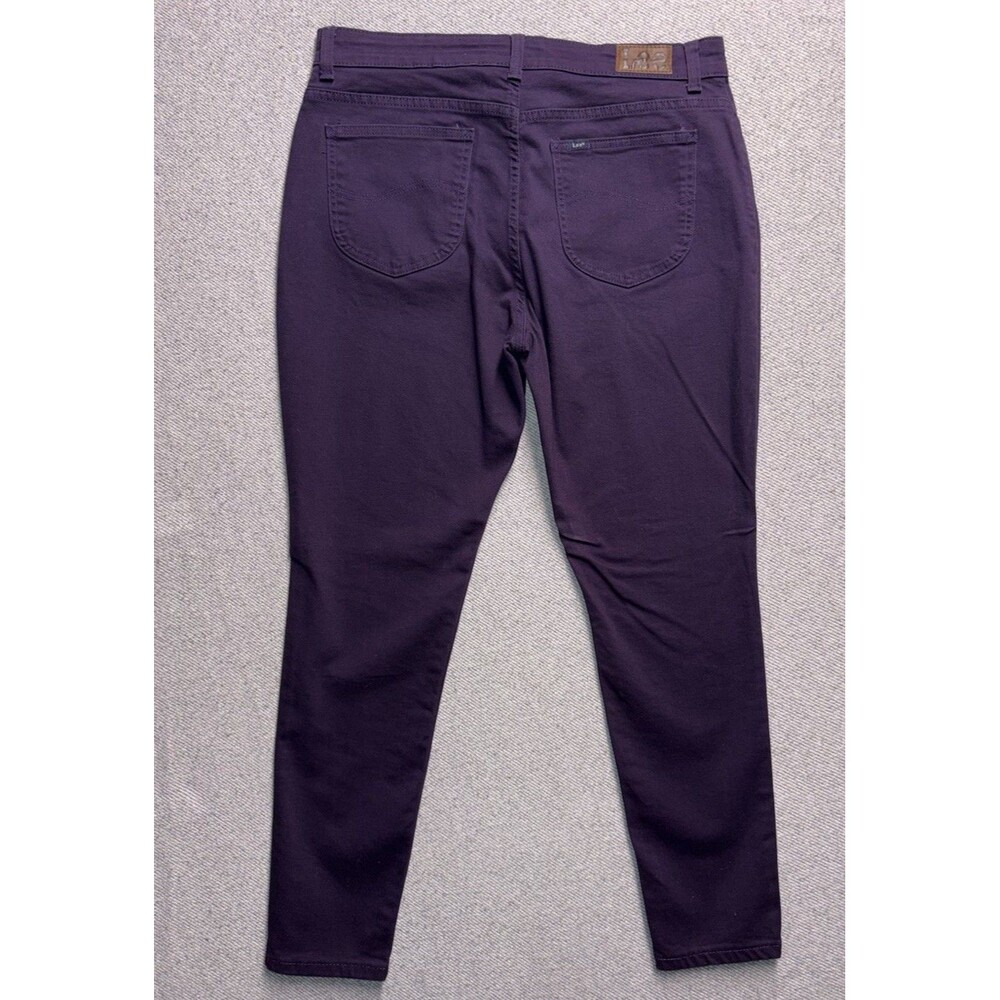 Lee Sculpting Slim Fit Skinny Leg Jeans - Deep Purple Women’s Size 16M - Picture 4 of 9